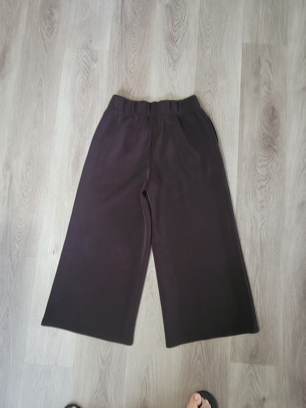Yogalicious Wash Softlite Elara Wide Leg Pants M Brown Cropped Culotte Yoga Soft - Picture 7 of 13